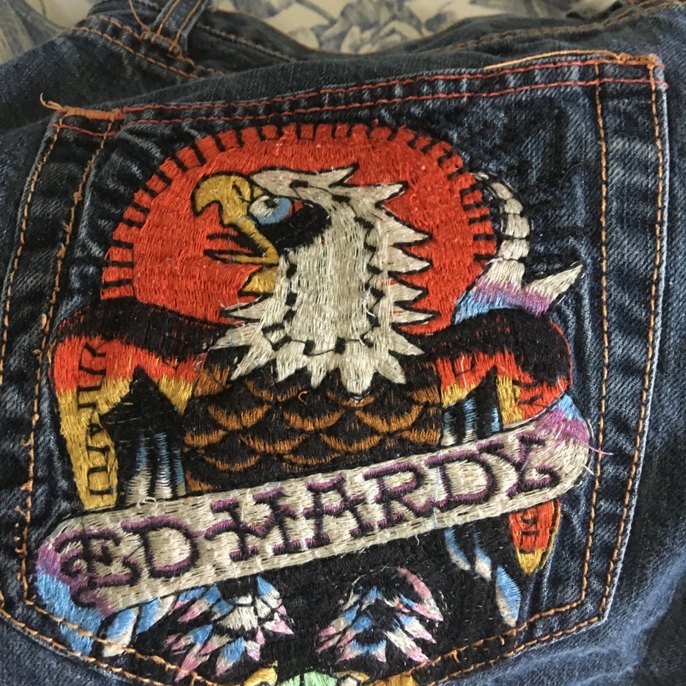 Ed Harvey Men’s Designer Jean Shorts, Size 32
